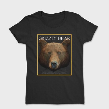 Grizzly Bear Face, Tricou Femei