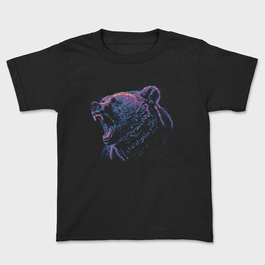 Grizzly Bear Roaring, Tricou Copii