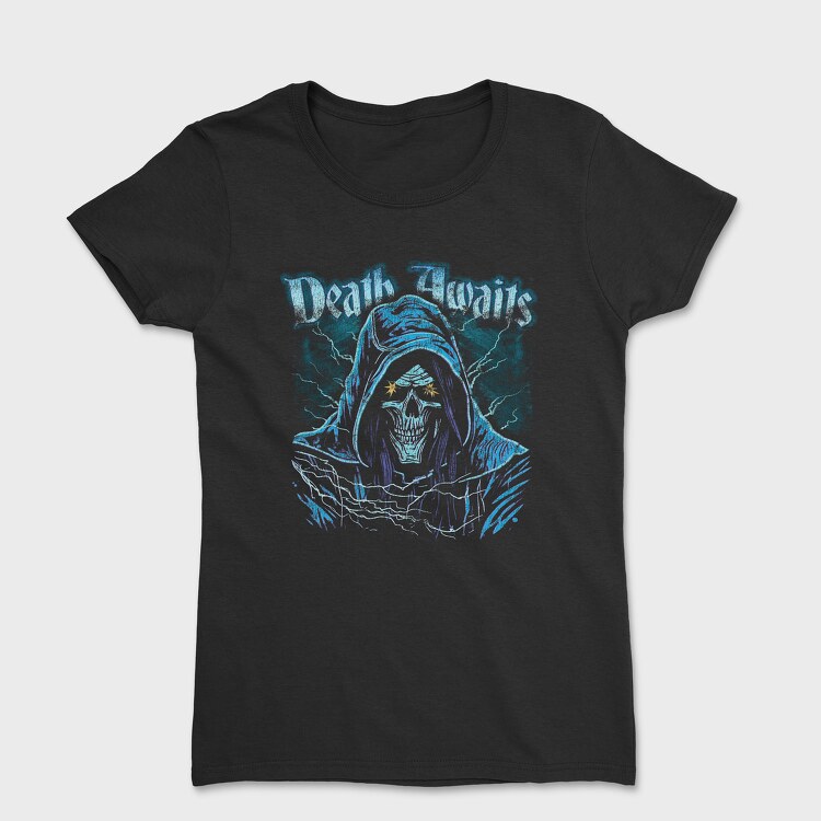 Death Awaits Grim, Tricou Femei