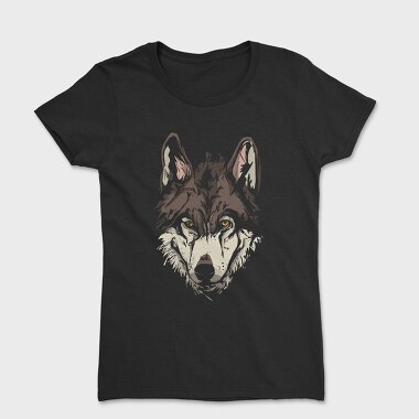 Wolf Portrait 3, Tricou Femei