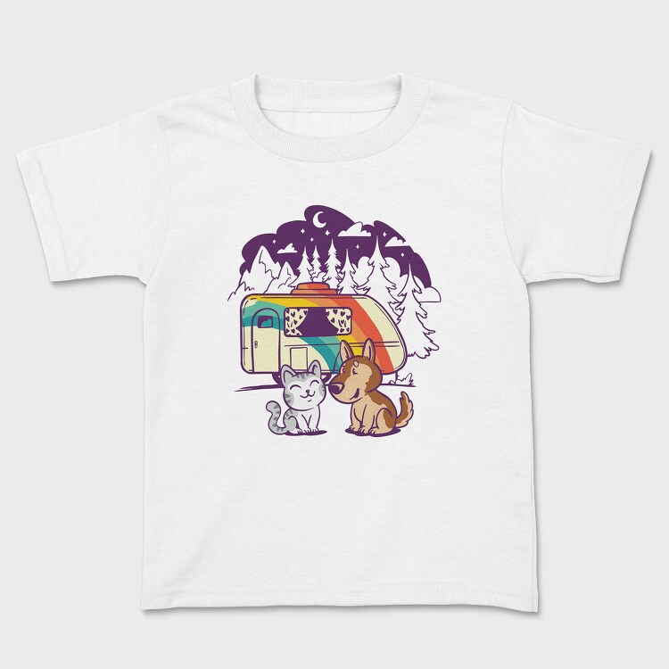 Cat and Dog Caravan, Tricou Copii