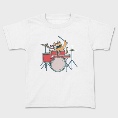 Cat Drummer, Tricou Copii