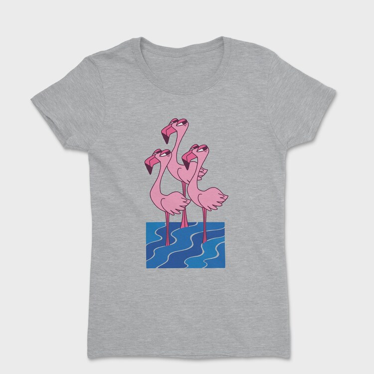 Flamingo Trio, Tricou Femei