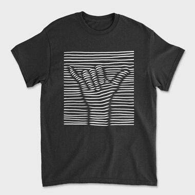 Shaka Sign 3d, Tricou Barbati (Unisex)