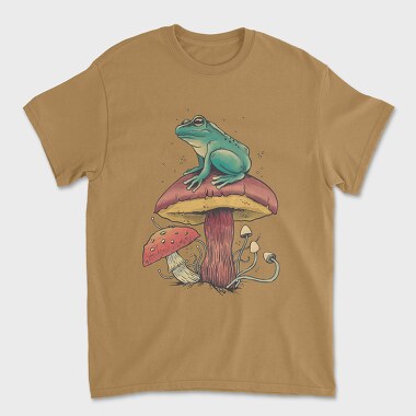 Mushroom Frog, Tricou Barbati (Unisex)