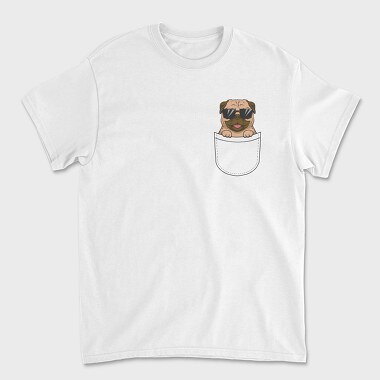 Dog in a Pocket, Tricou Barbati (Unisex)