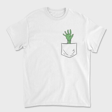 Zombie Hand Pocket, Tricou Barbati (Unisex)