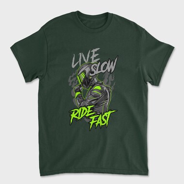 ride fast, Tricou Barbati (Unisex)