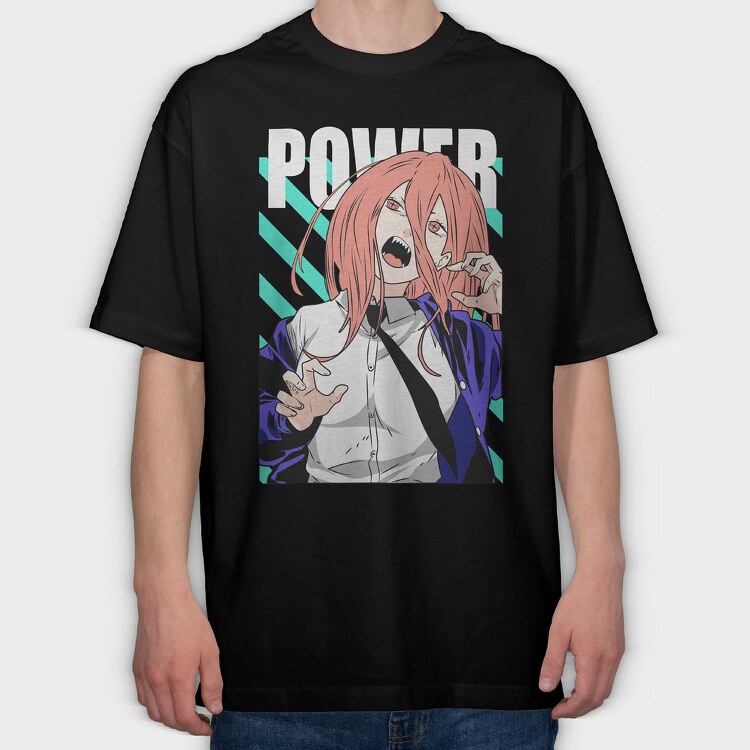 Chainsaw Man 10, Tricou Oversize Barbati (Unisex)