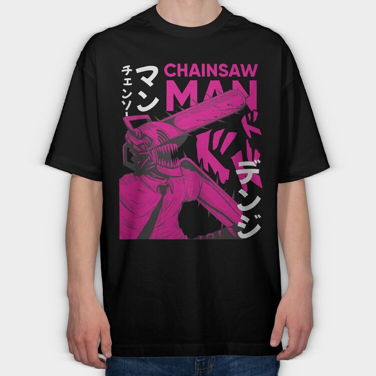 Chainsaw Man 15, Tricou Oversize Barbati (Unisex)