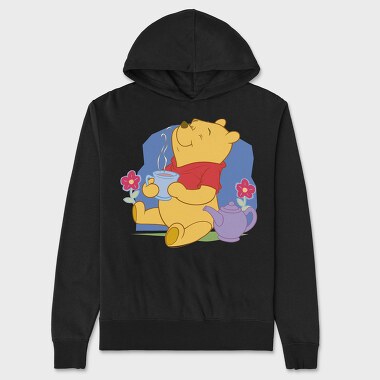 Cartoon Retro Winnie the Pooh 6, Hanorac Oversize Barbati (Unisex)