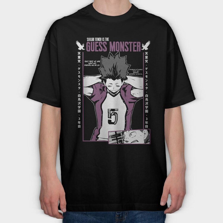 Haikyuu 6, Tricou Oversize Barbati (Unisex)