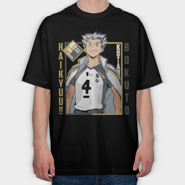 Haikyuu 9, Tricou Oversize Barbati (Unisex)