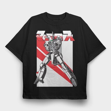 Robotech 5, Tricou Oversize Barbati (Unisex)