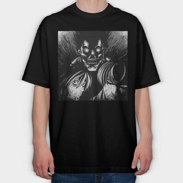 Death Note, Tricou Oversize Barbati (Unisex)