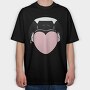 Hentai 13, Tricou Oversize Barbati (Unisex)