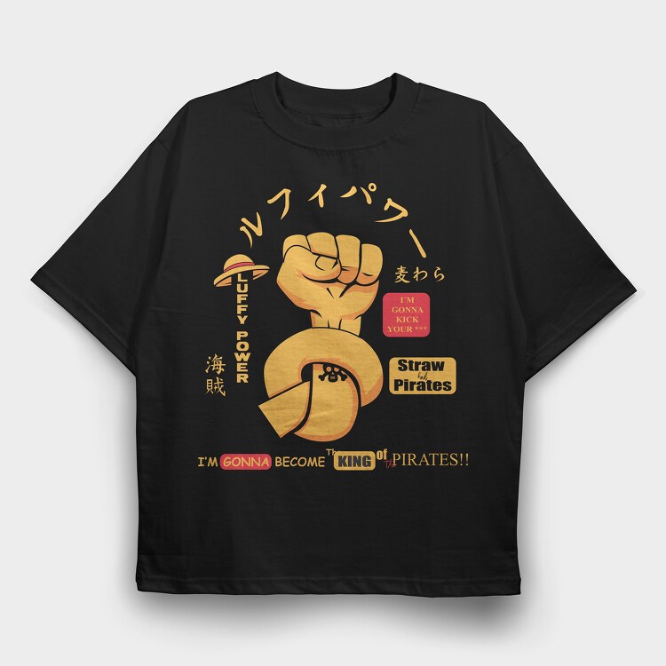 One Piece 18, Tricou Oversize Barbati (Unisex)