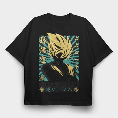 Dragon Ball Z 50, Tricou Oversize Barbati (Unisex)