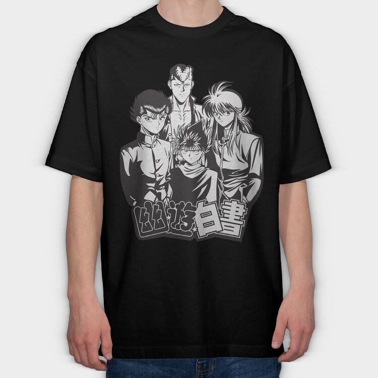 Yu Yu Hakusho 6, Tricou Oversize Barbati (Unisex)