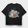 Watercolor Fox, Tricou Oversize Barbati (Unisex)