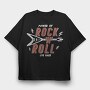 Rock N Roll Color, Tricou Oversize Barbati (Unisex)