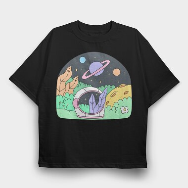 Garden 4, Tricou Oversize Barbati (Unisex)