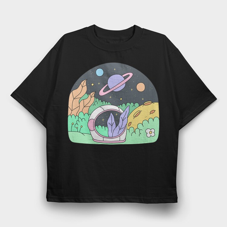 Garden 4, Tricou Oversize Barbati (Unisex)