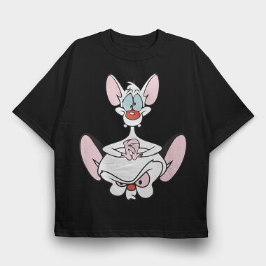 Pinky & the Brain 10, Tricou Oversize Barbati (Unisex)