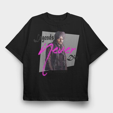 Sidhu Moosewala, Tricou Oversize Barbati (Unisex)