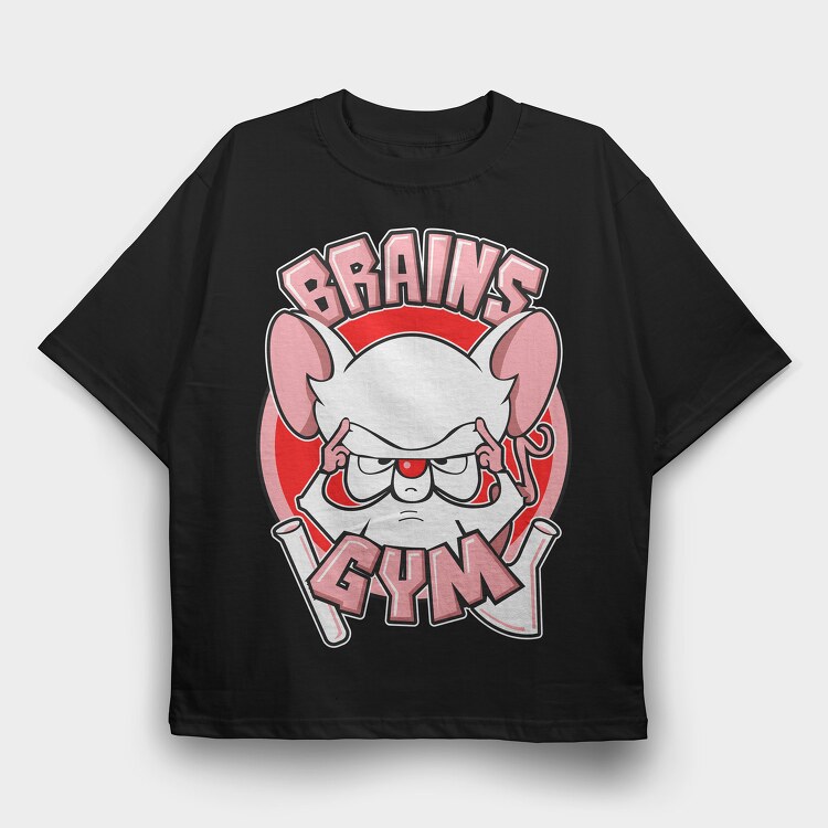 Pinky & the Brain 3, Tricou Oversize Barbati (Unisex)