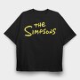 Simpsons Logo, Tricou Oversize Barbati (Unisex)