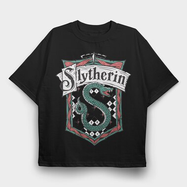 Slytherin Harry Potter, Tricou Oversize Barbati (Unisex)