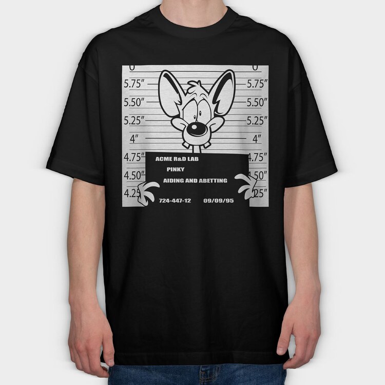 Pinky & the Brain 7, Tricou Oversize Barbati (Unisex)