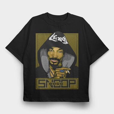 Snoop Dog 2, Tricou Oversize Barbati (Unisex)