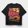 Pokemon 10, Tricou Oversize Barbati (Unisex)