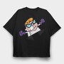 Cartoon Retro Dexter Laboratory 1, Tricou Oversize Barbati (Unisex)