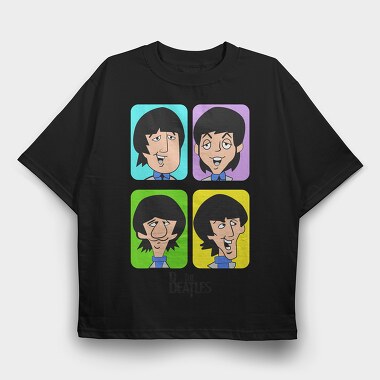 The Beatles 11, Tricou Oversize Barbati (Unisex)