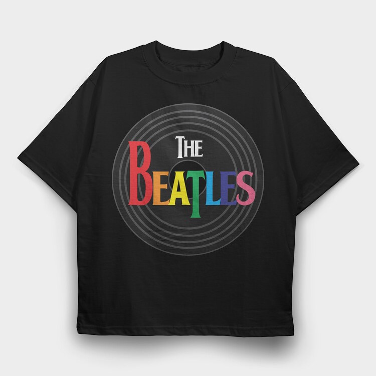 The Beatles 9, Tricou Oversize Barbati (Unisex)