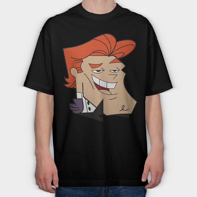 Dexter Laboratory 16, Tricou Oversize Barbati (Unisex)