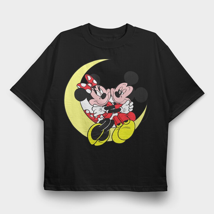 Cartoon Retro Disney 4, Tricou Oversize Barbati (Unisex)