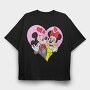 Cartoon Retro Disney 5, Tricou Oversize Barbati (Unisex)