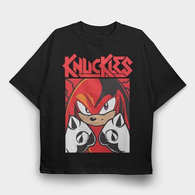 Knuckles, Tricou Oversize Barbati (Unisex)