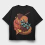 Pokemon 8, Tricou Oversize Barbati (Unisex)
