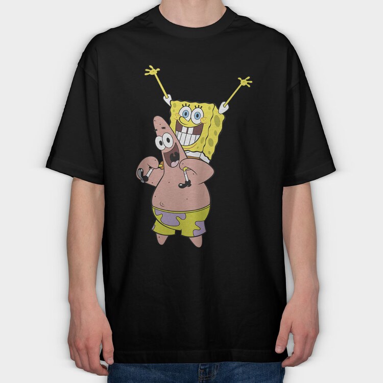 SpongeBob 15, Tricou Oversize Barbati (Unisex)