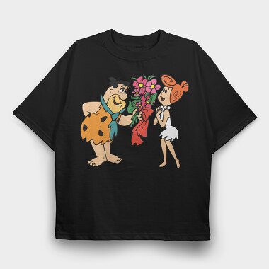 The Flintstones 14, Tricou Oversize Barbati (Unisex)