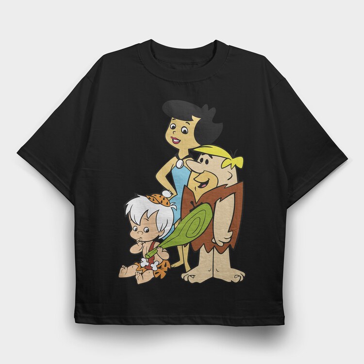 The Flintstones 15, Tricou Oversize Barbati (Unisex)