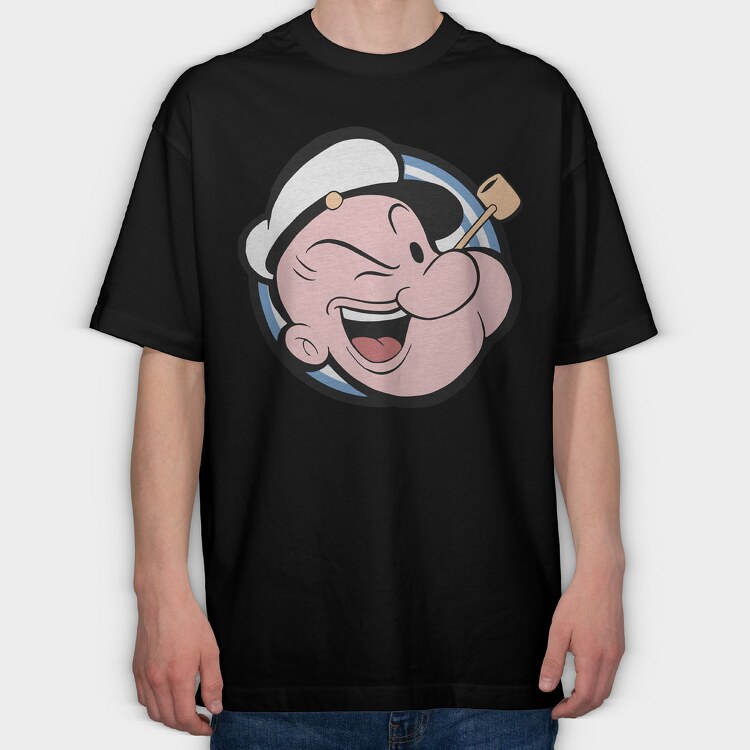 Popeye 10, Tricou Oversize Barbati (Unisex)