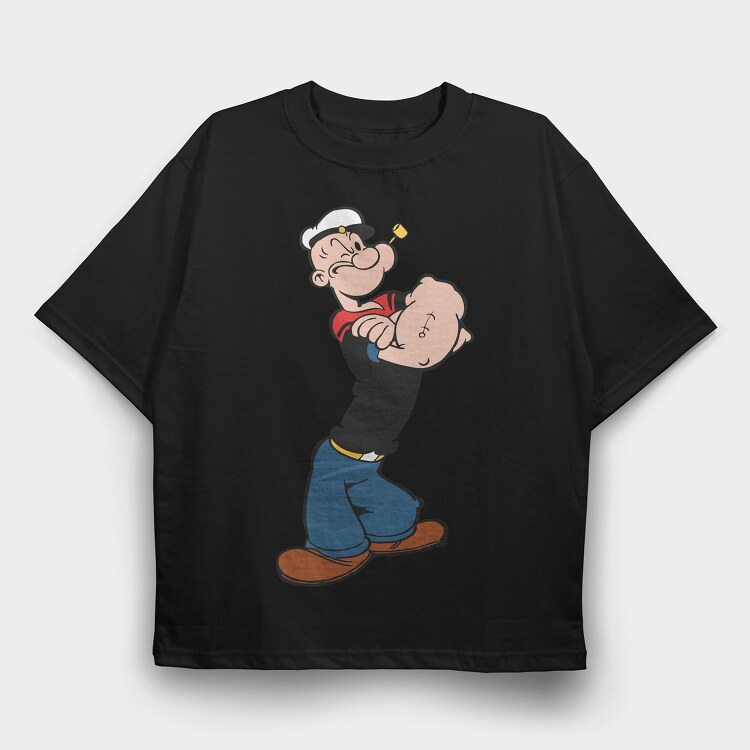 Popeye 11, Tricou Oversize Barbati (Unisex)