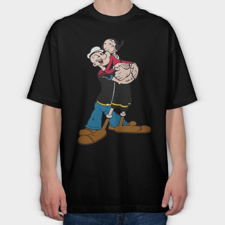 Popeye 13, Tricou Oversize Barbati (Unisex)