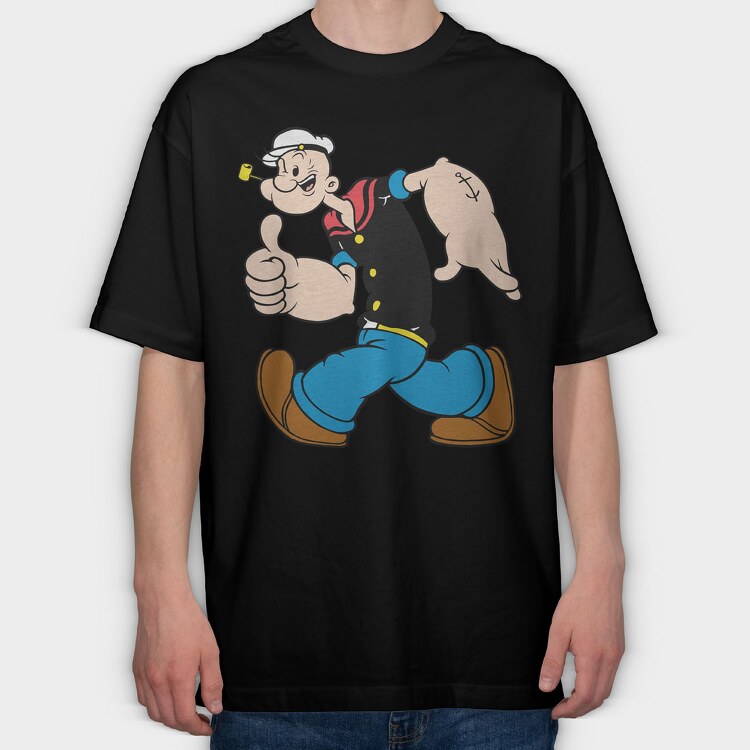 Popeye 14, Tricou Oversize Barbati (Unisex)